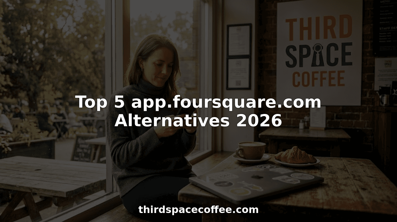 Top 5 app.foursquare.com Alternatives 2026